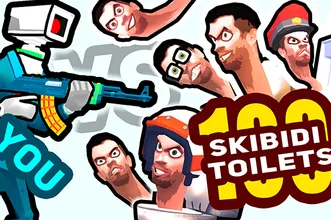 You vs 100 Skibidi Toilets