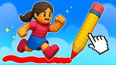 Obby online with friends: Draw and Jump!